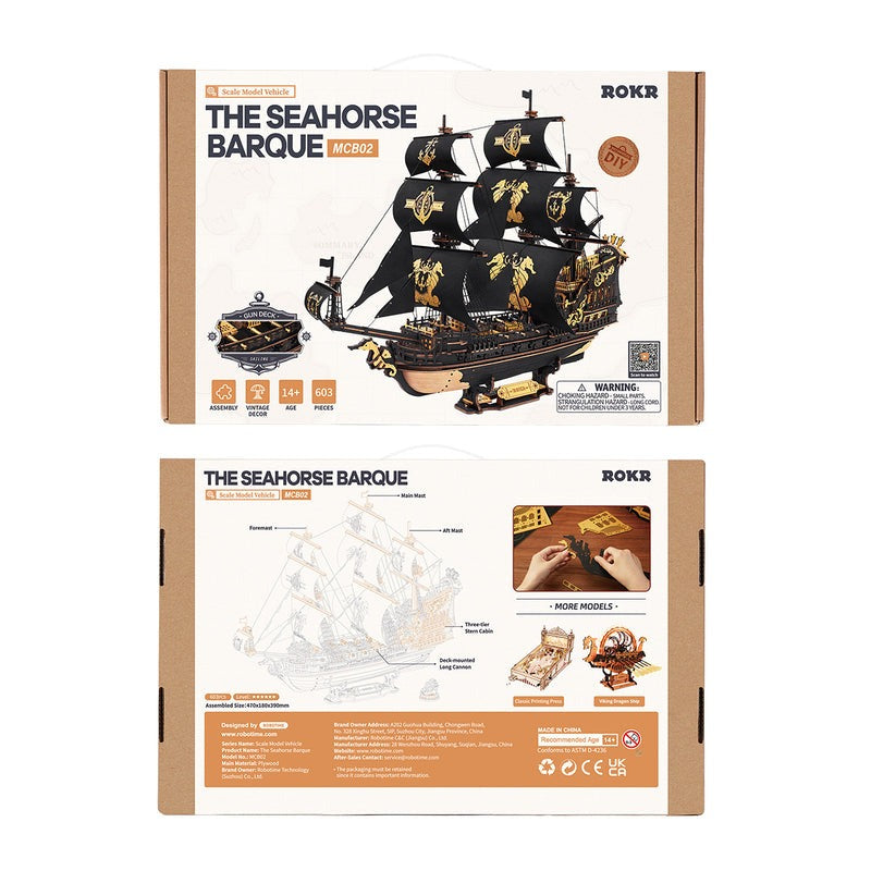 ROBOTIME THE SEAHORSE BARQUE (MCB02)