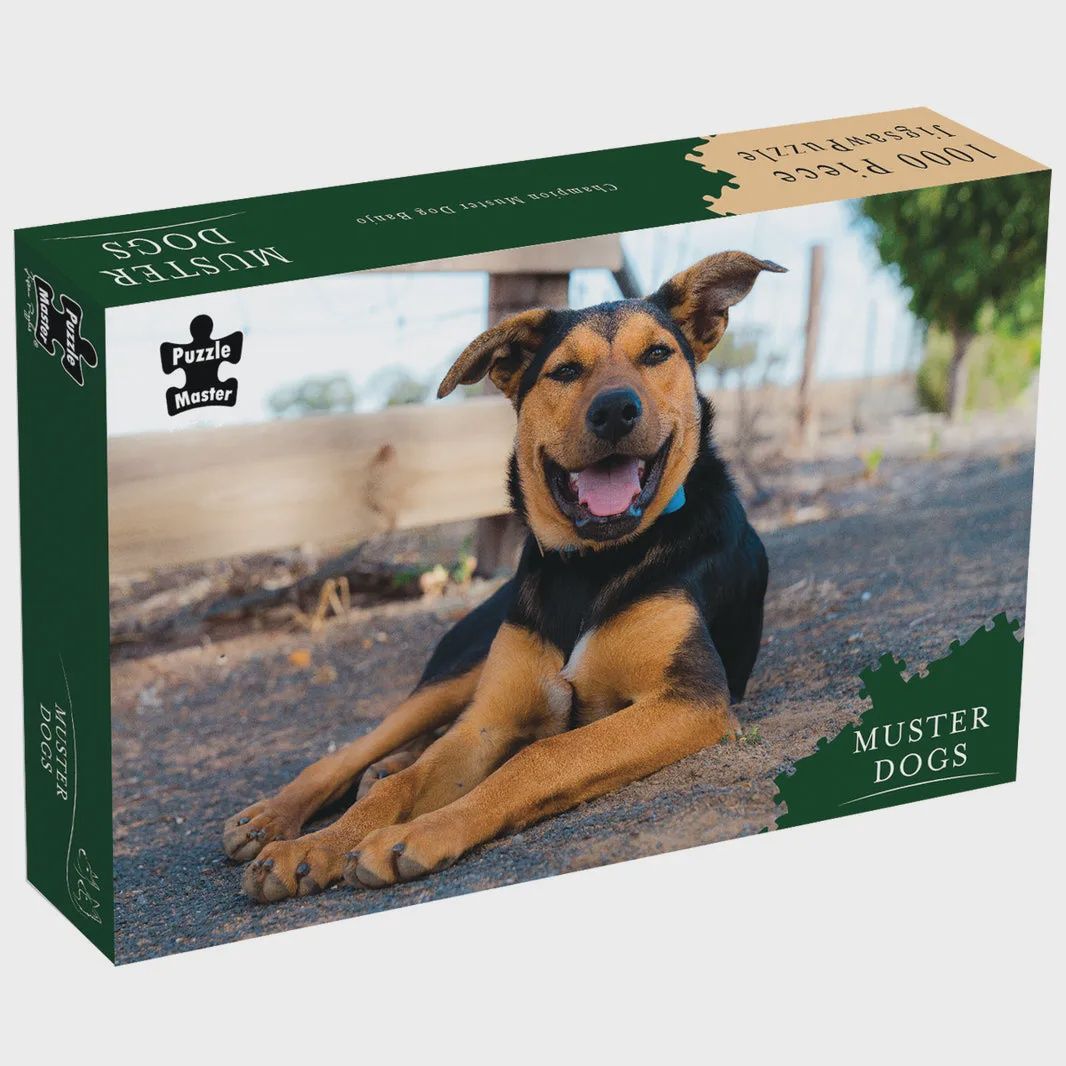 PUZZLE MASTER CHAMPION MUSTER DOG BANJO 1000 PIECE