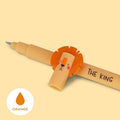 LEGAMI - Lion - Erasable Gel Pen with Ball on the End to Erase Ink