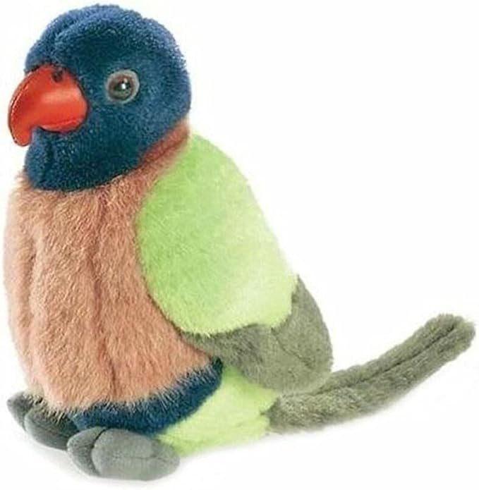 Wild Republic Rainbow Lorikeet Plush with Authentic Bird Calls, Stuffed Animal, Plush Toy, Australian Birds, Birds with Sound, 6 Inches