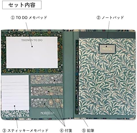 William Morris Sticky Notes Folder