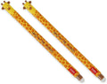 Legami Erasable Gel Pen Ball on the End for Removing Ink Without Consuming the Paper Black Heat-Sensitive Ink Tip Diameter 0.7 Mm Giraffe Theme