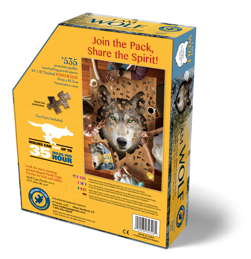 MADD CAPP PUZZLE - I AM WOLF 550PCE