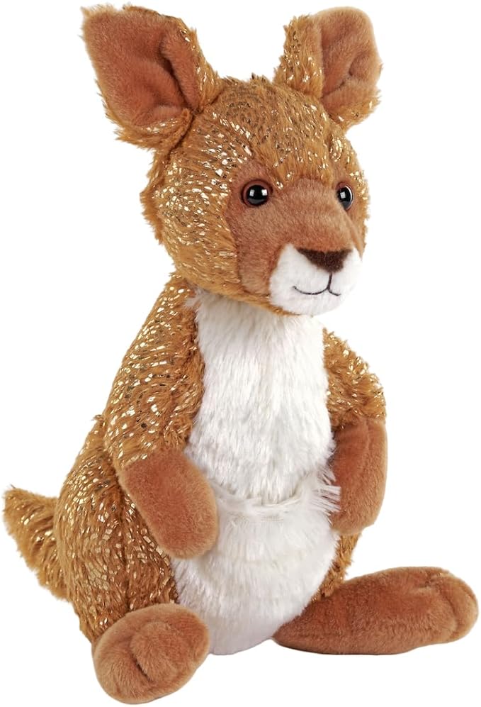 Wild Republic Foilkins, Kangaroo, Stuffed Animal, 12 Inches, Kids, Plush Toy, Fill is Spun Recycled Water Bottles