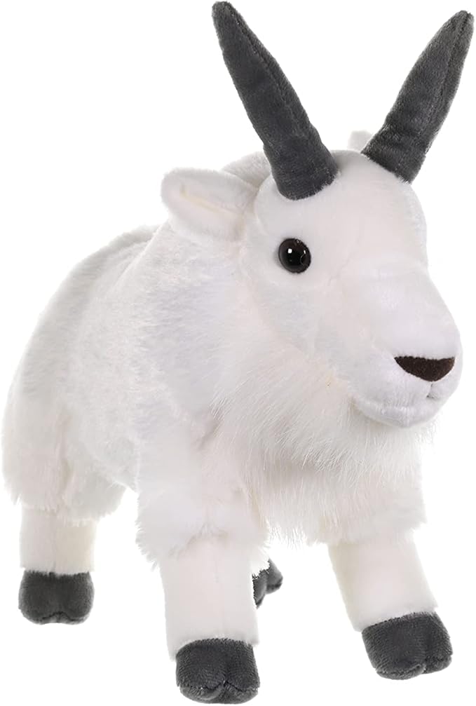 Wild Republic Mountain Goat, Stuffed Animal, Plush Toy, Gifts for Kids, Cuddlekins 12 Inches
