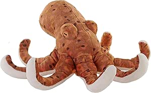 Wild Republic Cuddlekins octopus Plush, Stuffed Animal, Plush Toy, Gifts for Kids, 12 Inches