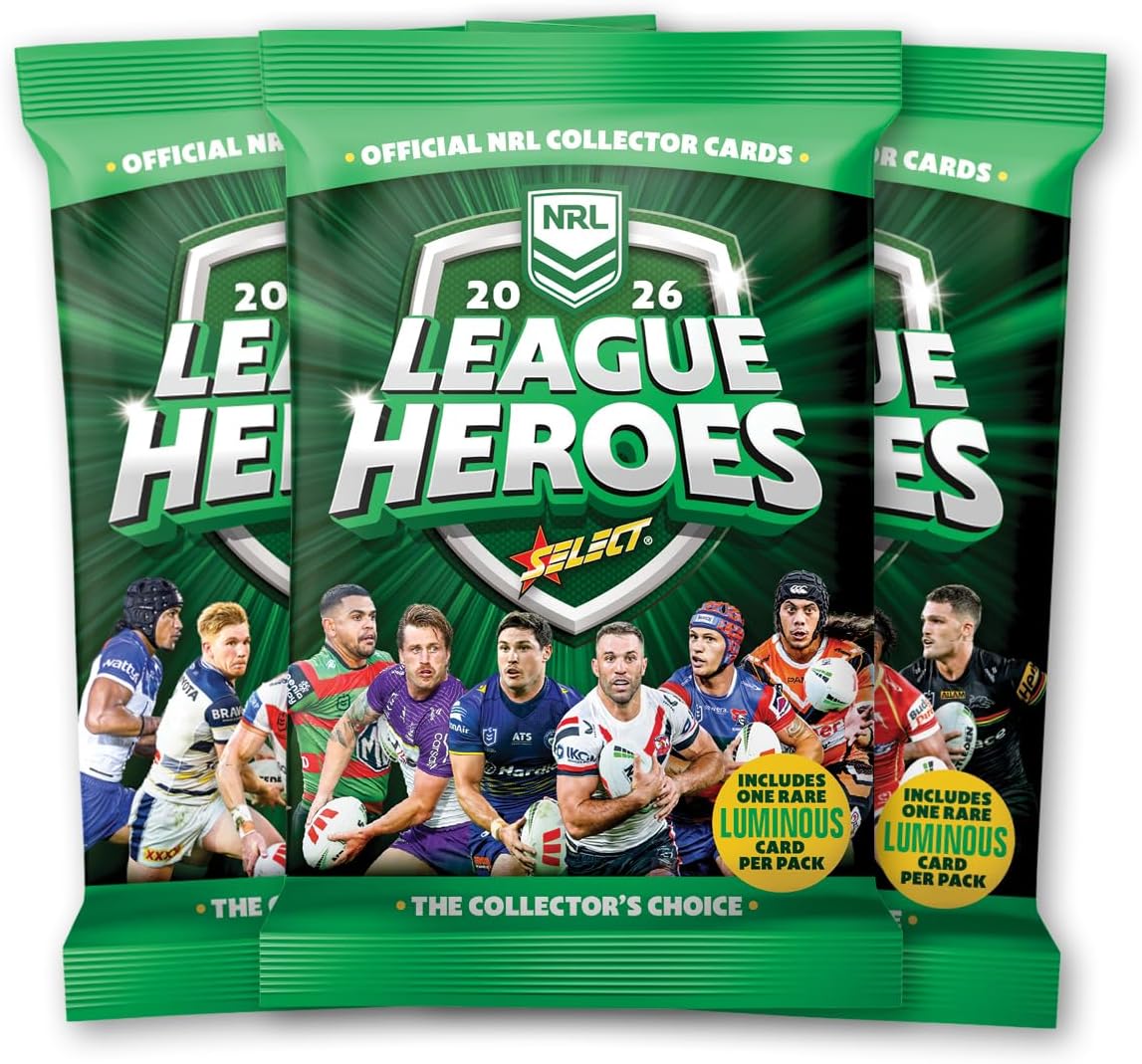 NRL Official 2026 League Heroes Collector Cards Box