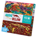 Croc Creek 60 pc Above & Below Puzzle - Dinosaur World