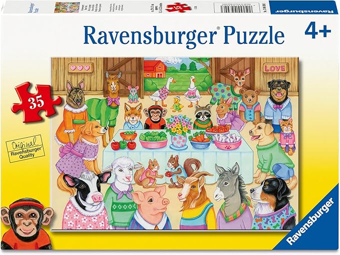 RAVENSBURGER PUZZLE BARN PARTY 35 PIECE