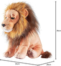 Wild Republic Artist Collection, Lion, Kids, 15 inches, Plush Toy, Fill is Spun Recycled Water Bottles.
