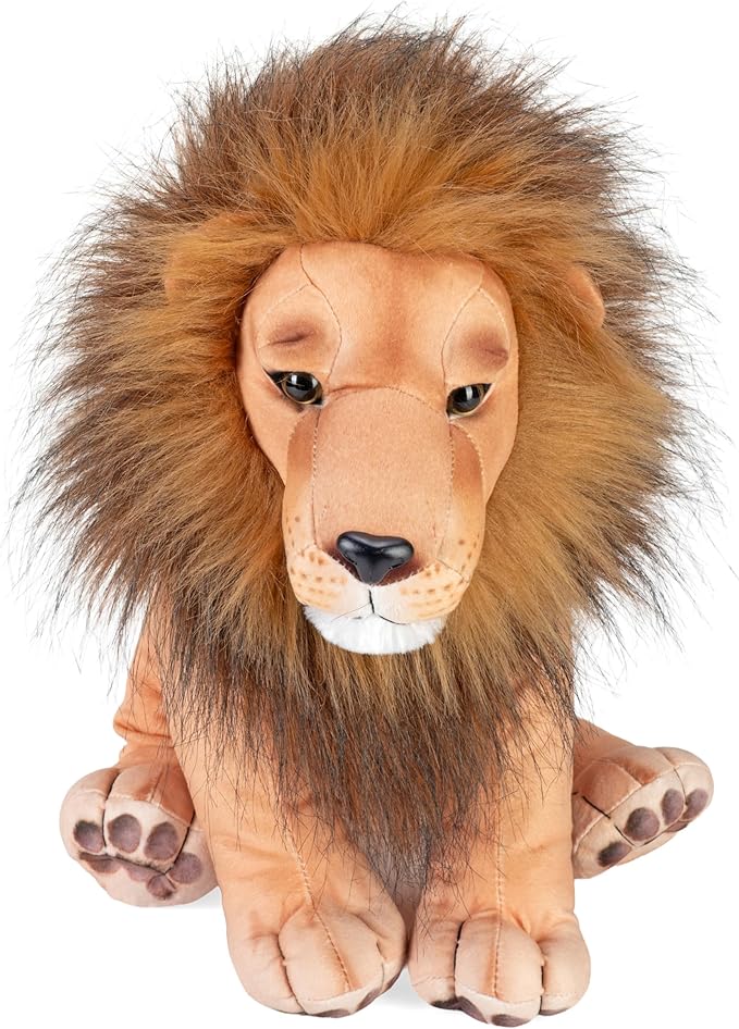 Wild Republic Artist Collection, Lion, Kids, 15 inches, Plush Toy, Fill is Spun Recycled Water Bottles.