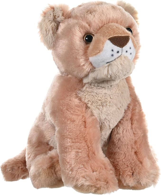 Wild Republic Lion Baby Plush, Stuffed Animal, Plush Toy, Gifts for Kids, Cuddlekins 12 Inches