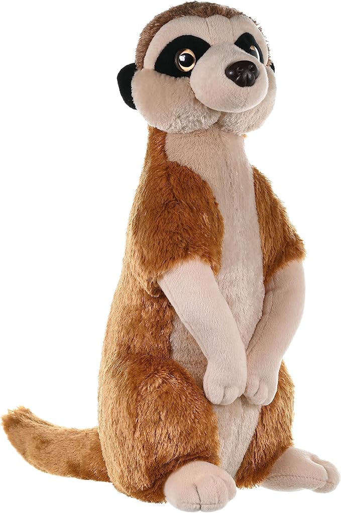 Wild Republic Meerkat, Kids Toys, Plushie, Baby Toys, Plush Toy, Cuddlekins 12 Inches