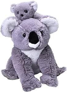 Wild Republic Mum and Baby Koala, Stuffed Animal, 12 Inches, Kids, Plush Toy, Fill is Spun Recycled Water Bottles