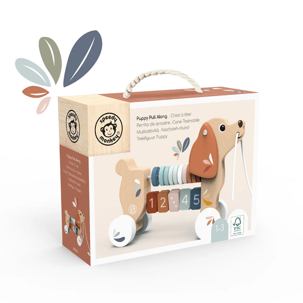 SPEEDY MONKEY - PULL A LONG PUPPY