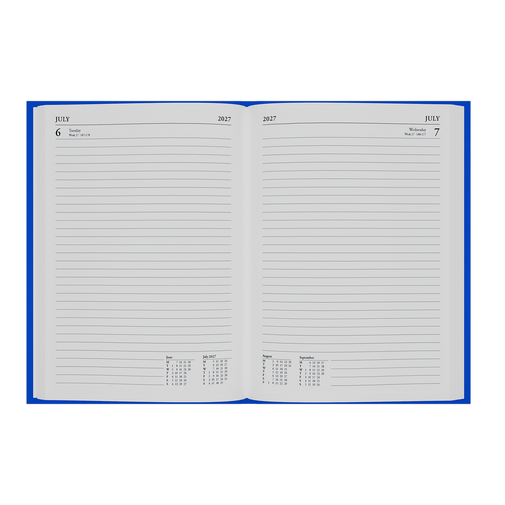 DIARY 2027 COLLINS ESSENTIAL APPT A5 ESSA51A.60 DTP BLUE