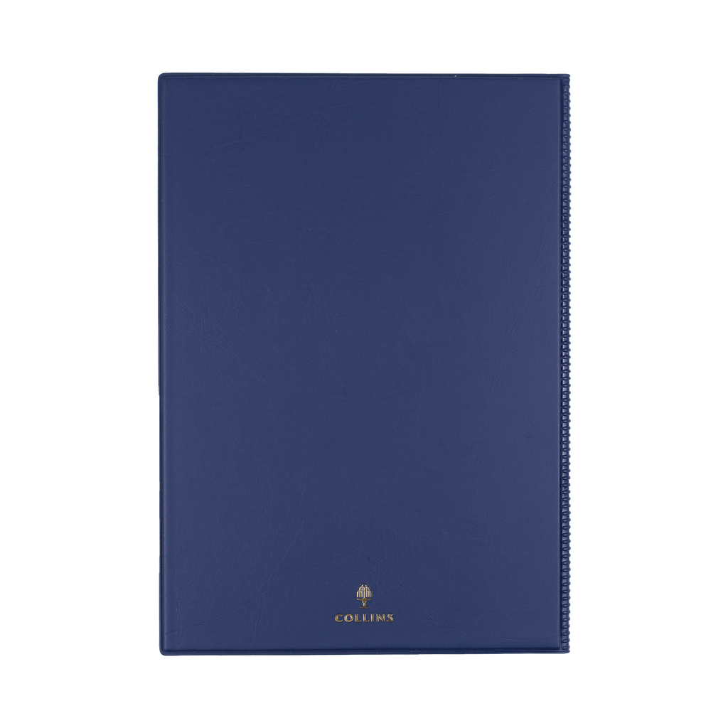 DIARY 2027 COLLINS BELMONT A4 147.V59 PVC DTP NAVY