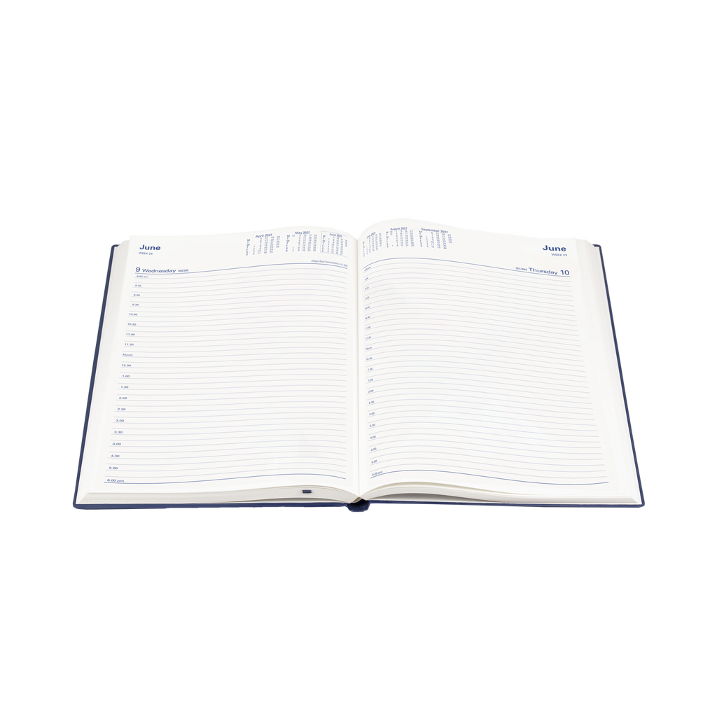 DIARY 2027 COLLINS BELMONT A4 147.V59 PVC DTP NAVY