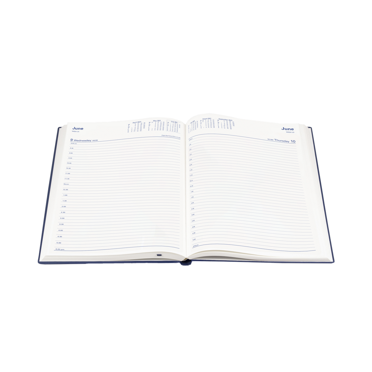 DIARY 2027 COLLINS BELMONT A4 147.V59 PVC DTP NAVY