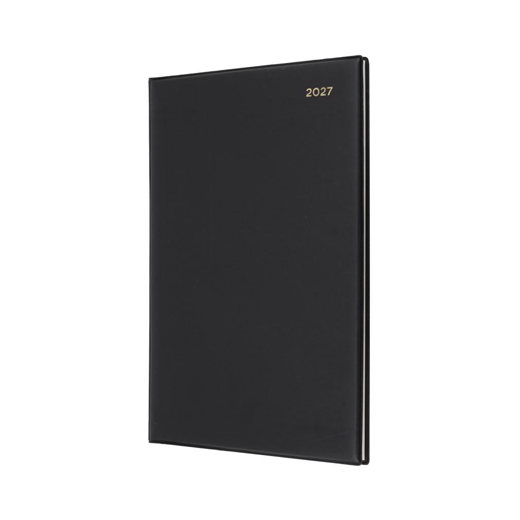 DIARY 2027 COLLINS BELMONT A4 347.V99 PVC WTV BLACK