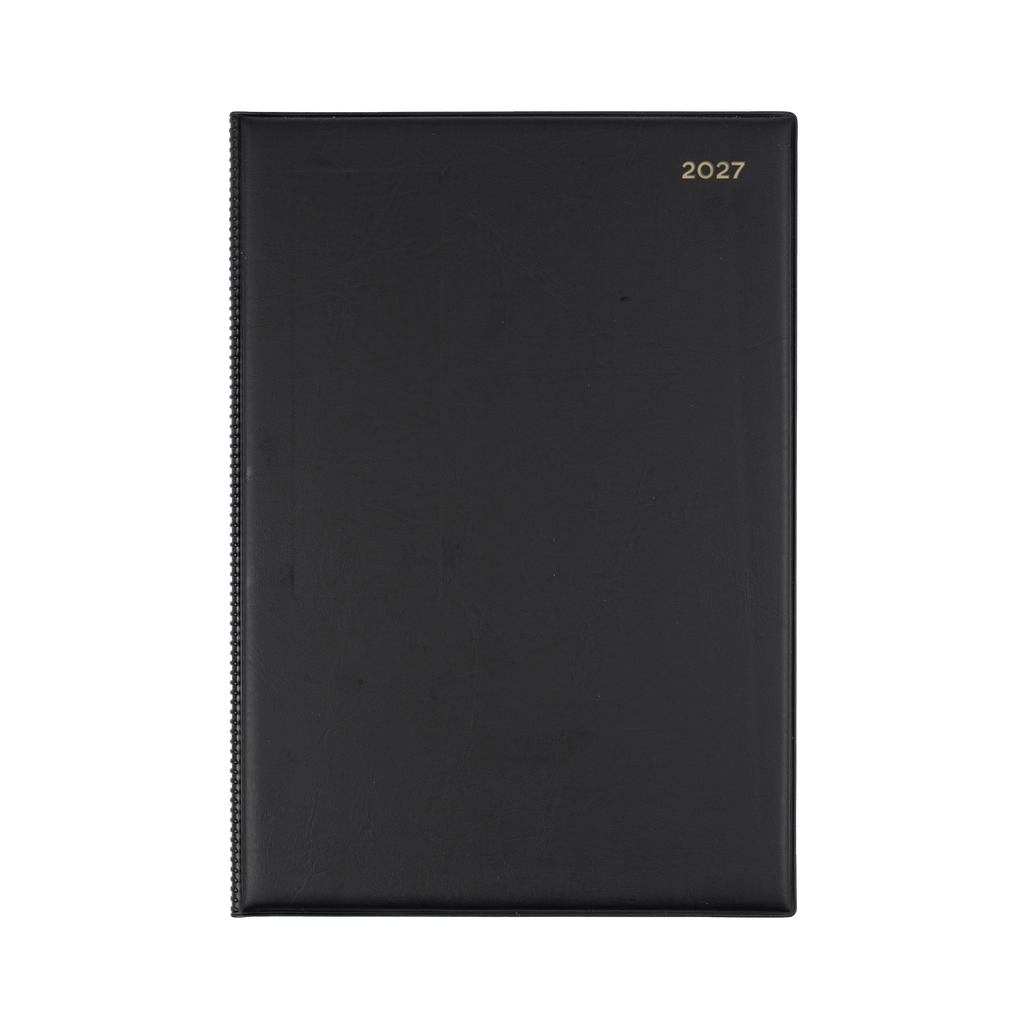 DIARY 2027 COLLINS BELMONT A4 347.V99 PVC WTV BLACK