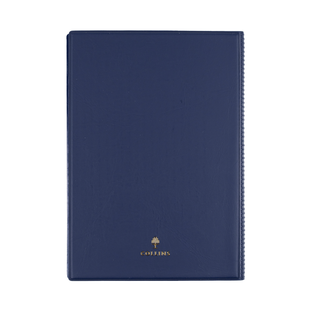 DIARY 2027 COLLINS BELMONT A5 187.V59 PVC DTP NAVY
