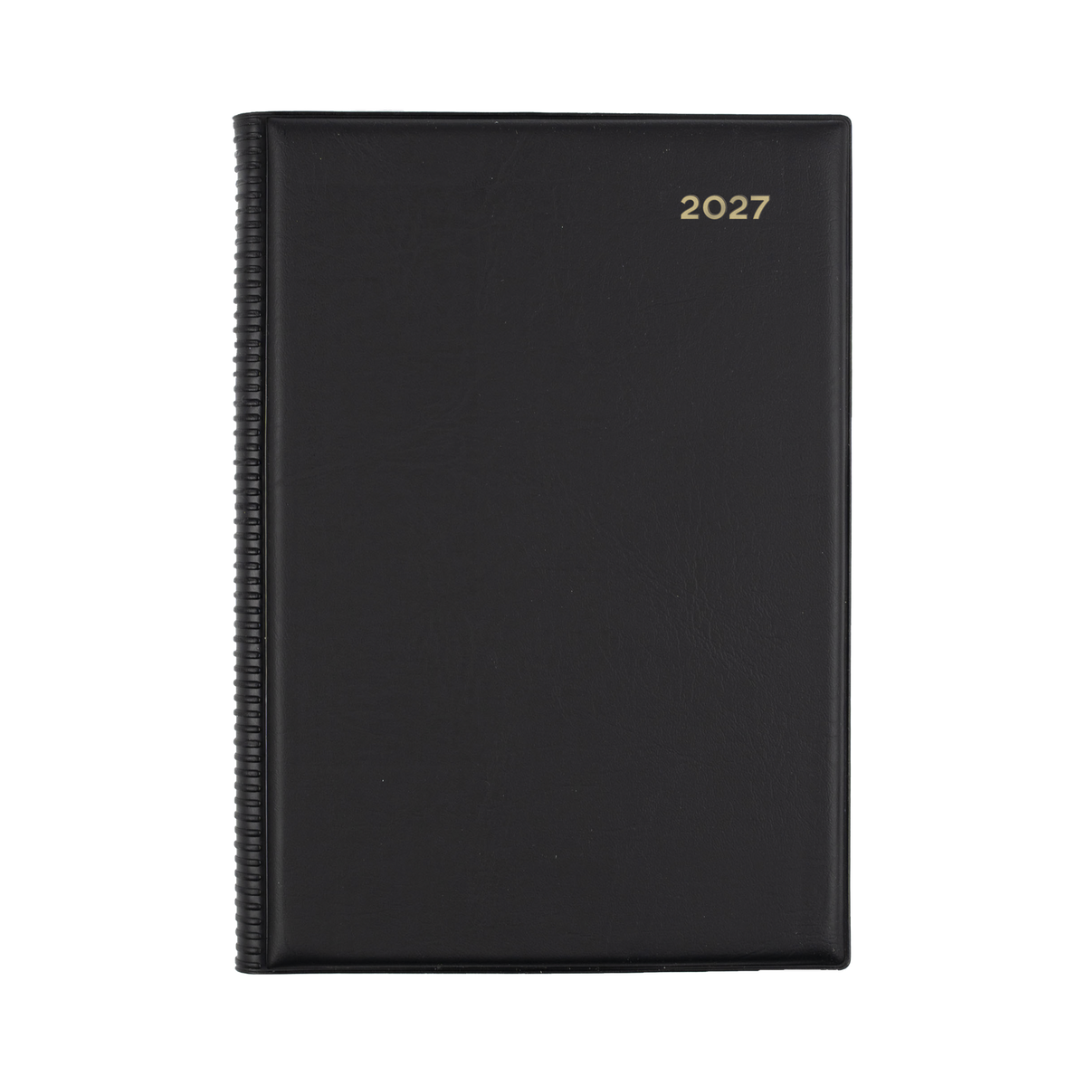 DIARY 2027 COLLINS BELMONT A5 187.V99 PVC DTP BLACK