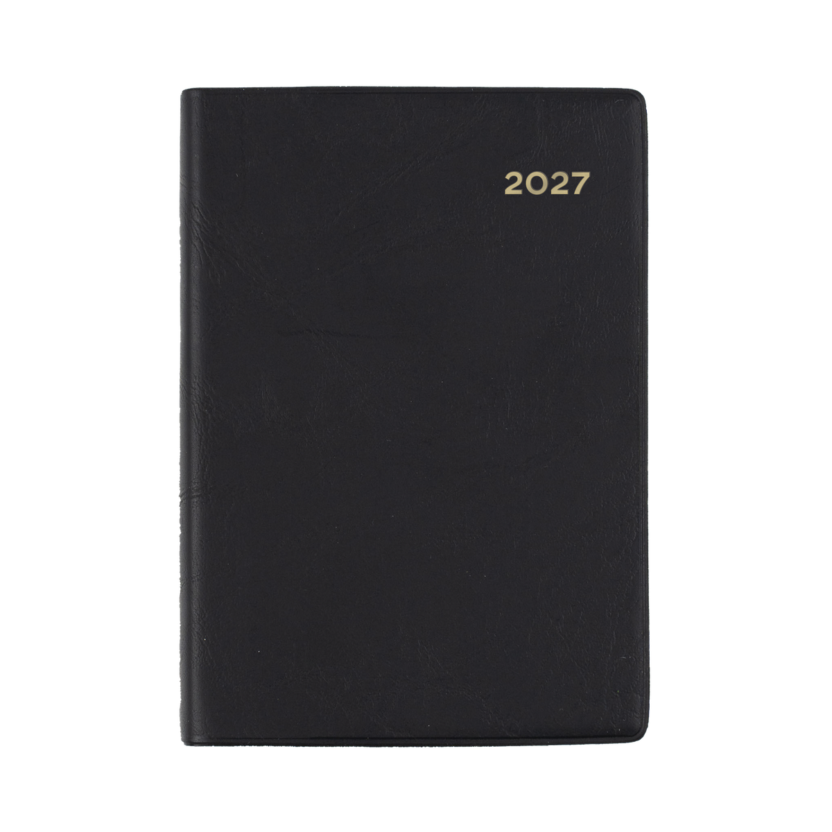 DIARY 2027 COLLINS BELMONT A7 337.V99 PVC POCKET WTV BLACK