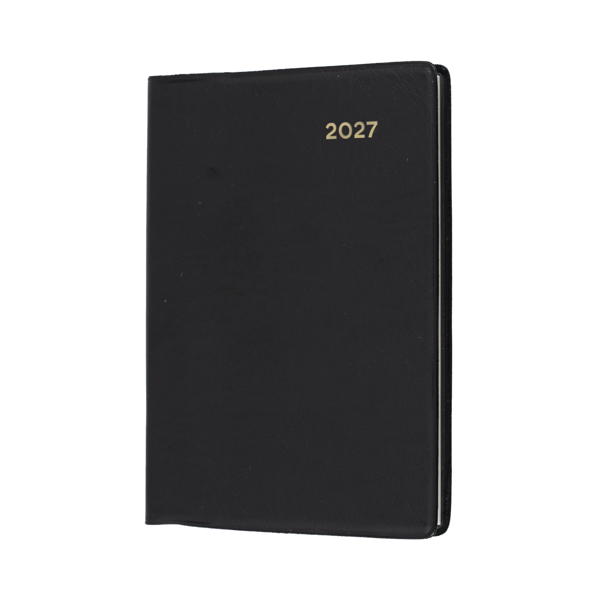 DIARY 2027 COLLINS BELMONT A7 337.V99 PVC POCKET WTV BLACK