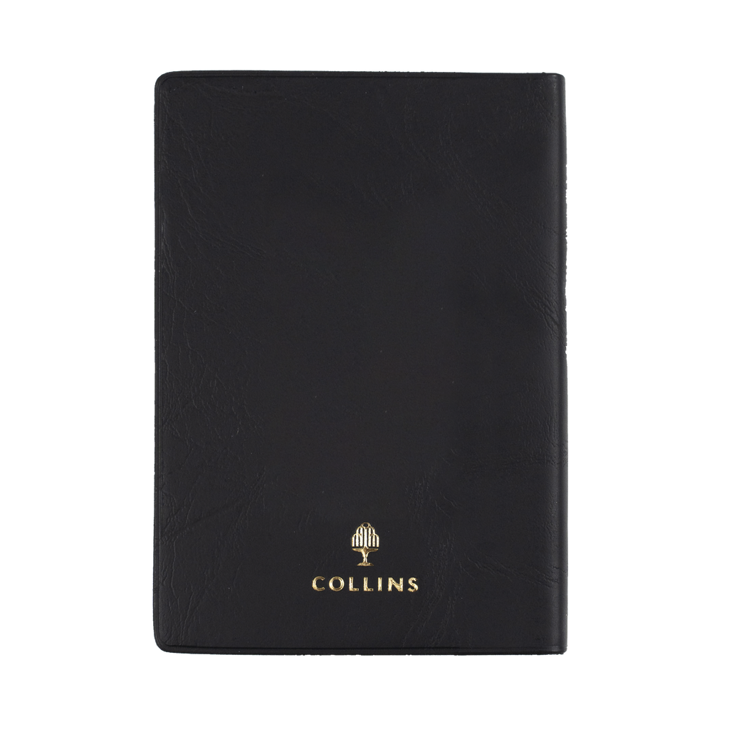 DIARY 2027 COLLINS BELMONT A7 337.V99 PVC POCKET WTV BLACK