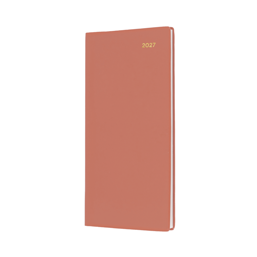 DIARY 2027 COLLINS BELMONT B6/7 377P.V44 PVC SLIM WTV PORT NEW ORANGE