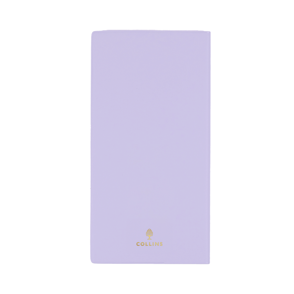 DIARY 2027 COLLINS BELMONT B6/7 377P.V55 PVC SLIM WTV PORT LILAC