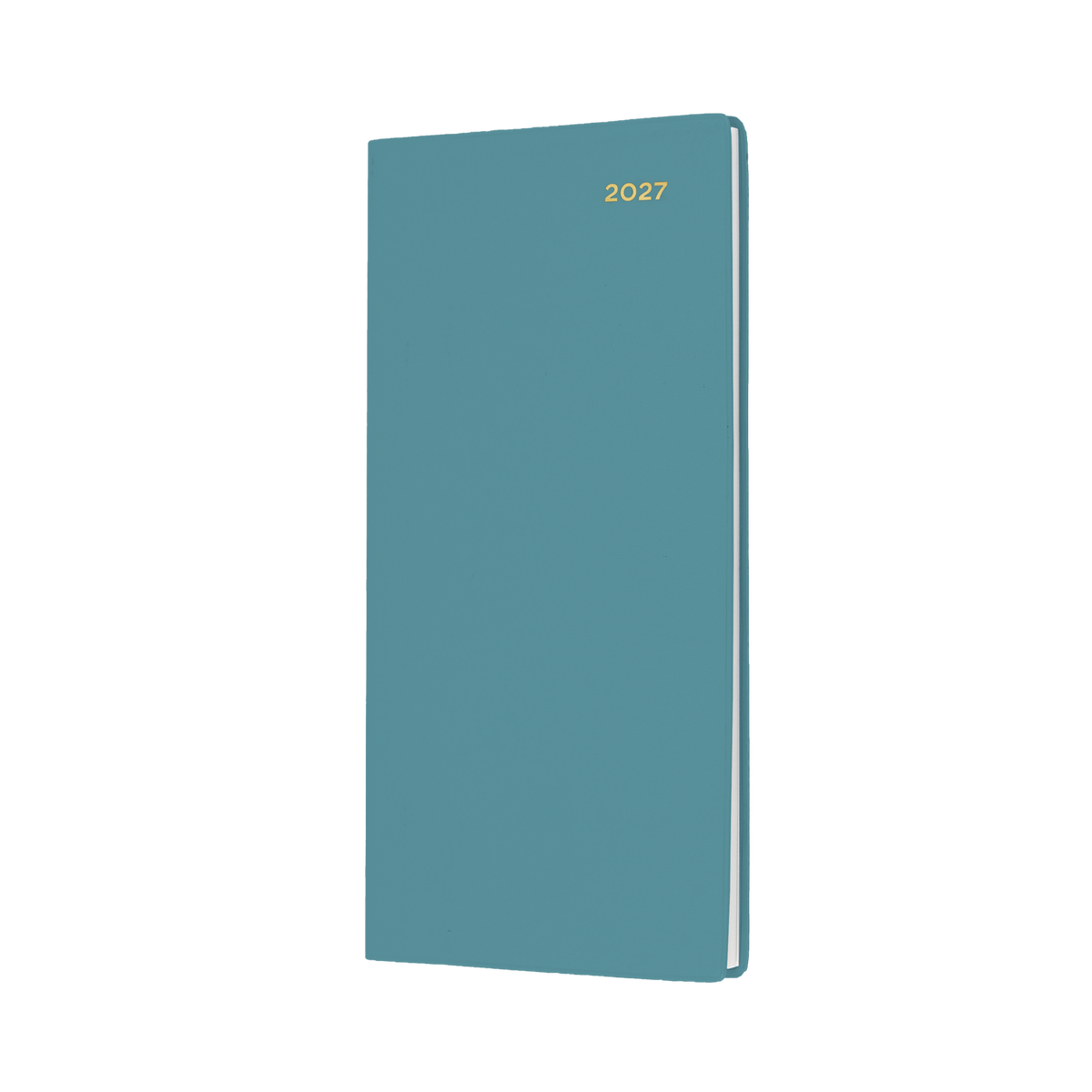 DIARY 2027 COLLINS BELMONT B6/7 377P.V53 PVC SLIM WTV PORT TEAL