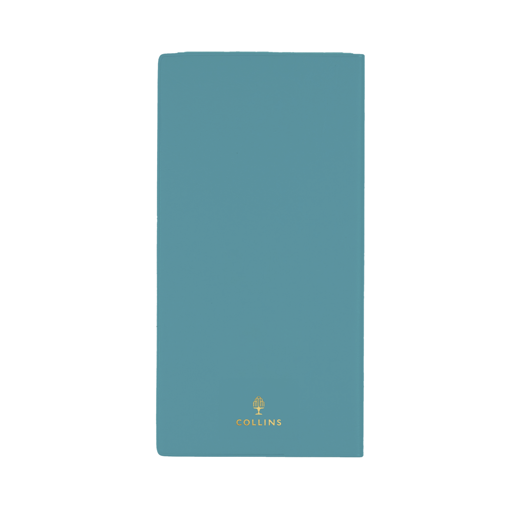 DIARY 2027 COLLINS BELMONT B6/7 377P.V53 PVC SLIM WTV PORT TEAL