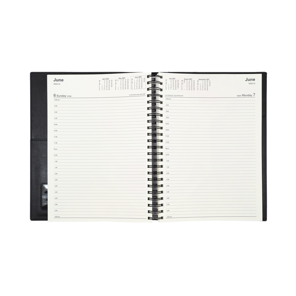 DIARY 2027 COLLINS VANESSA A4 145.V59 DTP BLUE