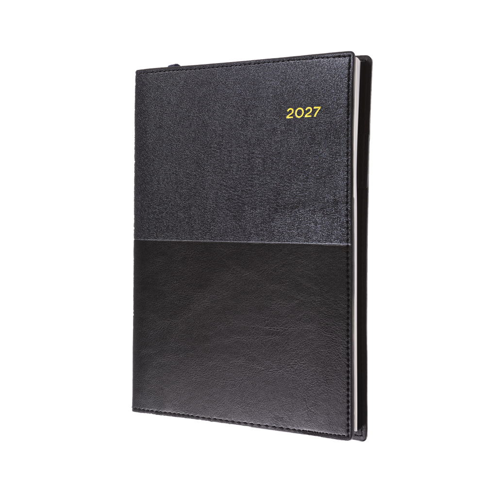 DIARY 2027 COLLINS VANESSA A6 165.V99 DTP BLACK