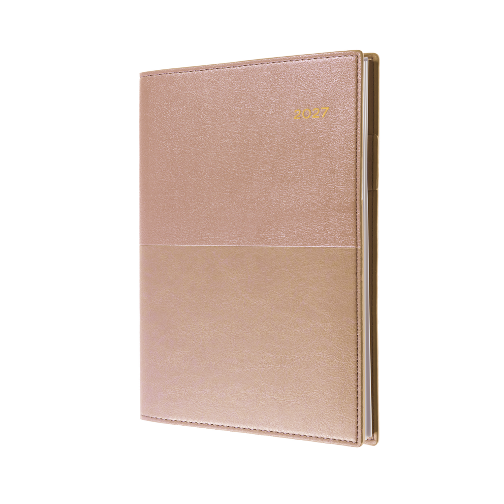 DIARY 2027 COLLINS VANESSA A5 185.V49 DTP ROSE GOLD