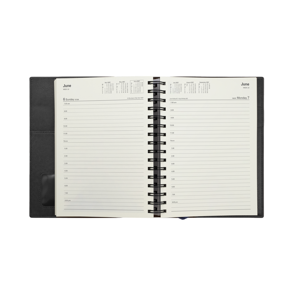 DIARY 2027 COLLINS VANESSA A5 185.V49 DTP ROSE GOLD