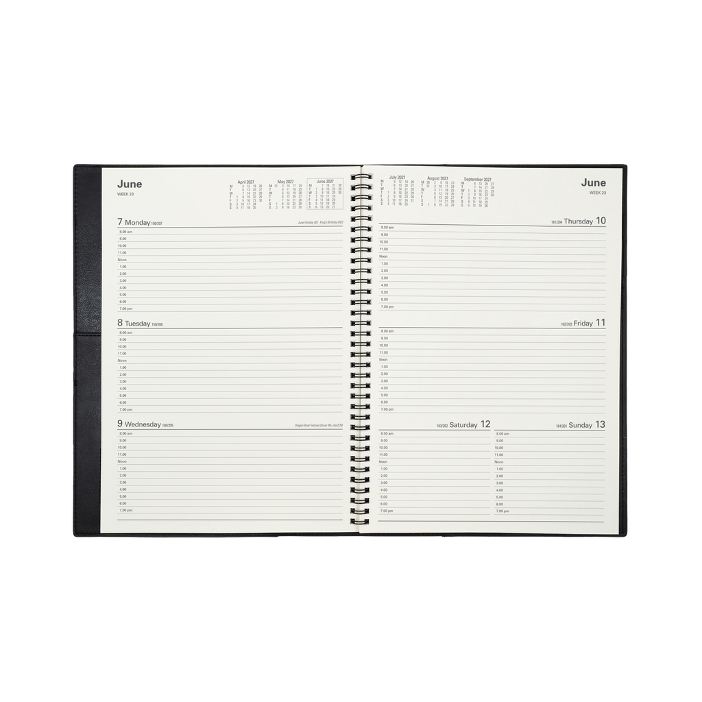 DIARY 2027 COLLINS VANESSA A4 345.V59 WTV BLUE