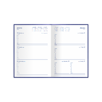 DIARY 2027 COLLINS KINGSGROVE A5 381.P59 WTV BLUE