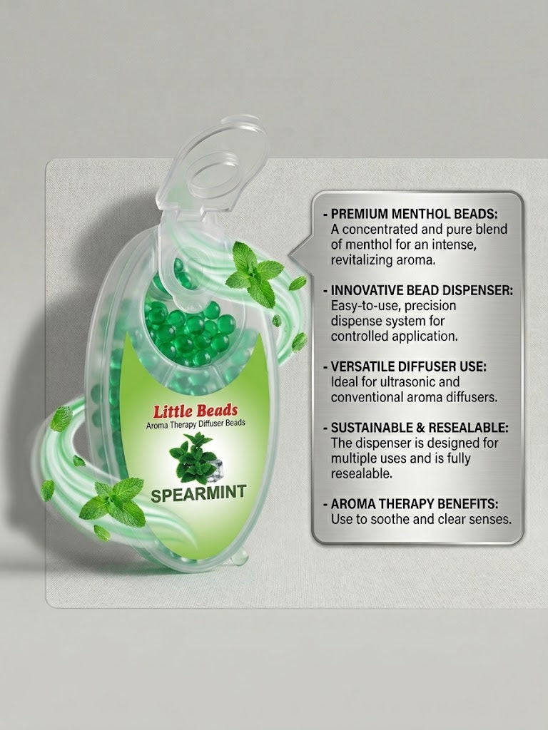 LITTLE BEADS MENTHOL SPEARMINT FLAVOUR