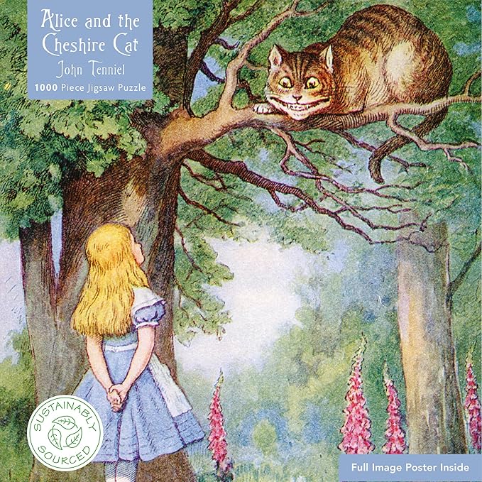 JOHN TENNIEL ALICE AND THE CHESHIRE CAT 1000 PIECE JIGSAW PUZZLE