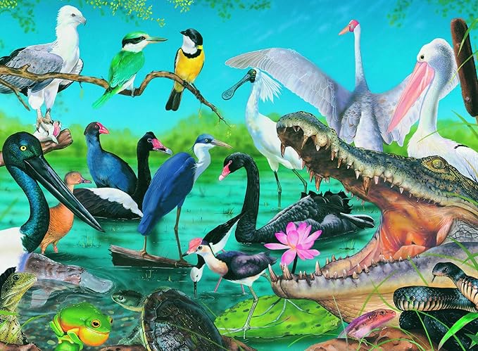 BLUE OPAL WILD AUSTRALIA WETLANDS & MARSHES 150 PIECES