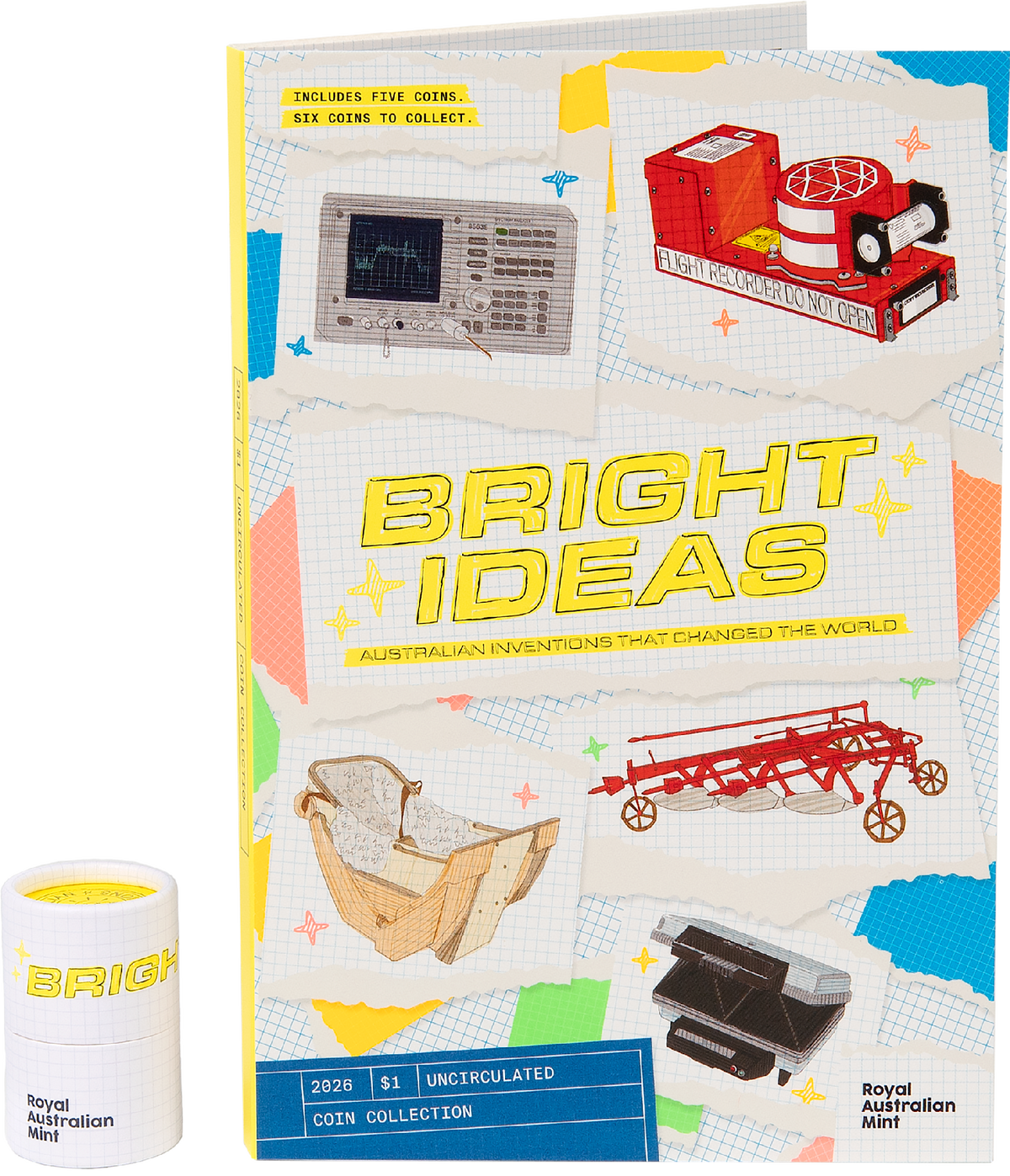 2026 Bright Ideas Coin Program 5 Coin Tube and  Folder
