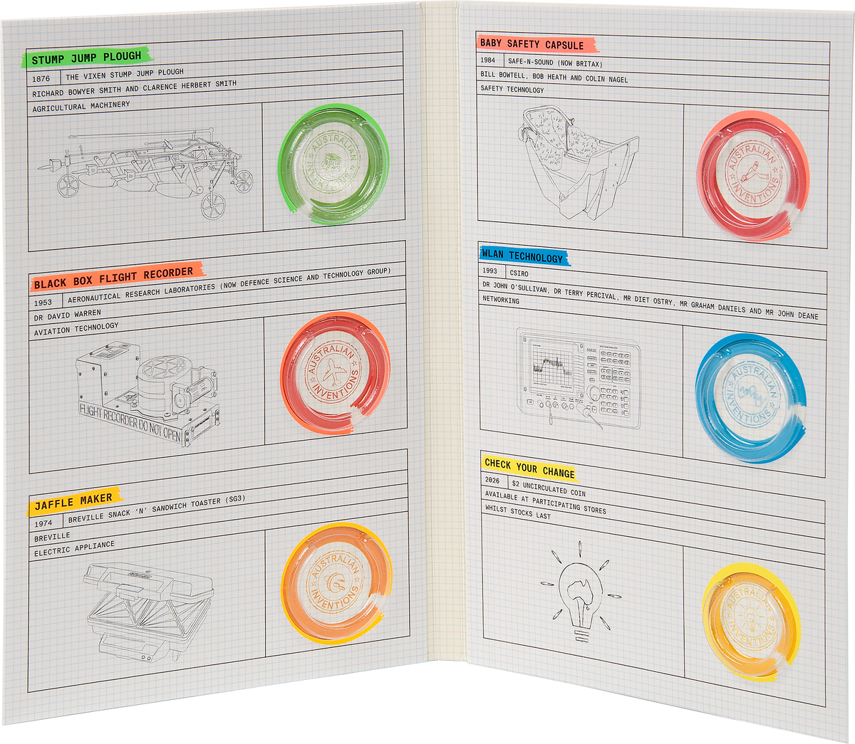 2026 Bright Ideas Coin Program 5 Coin Tube and  Folder
