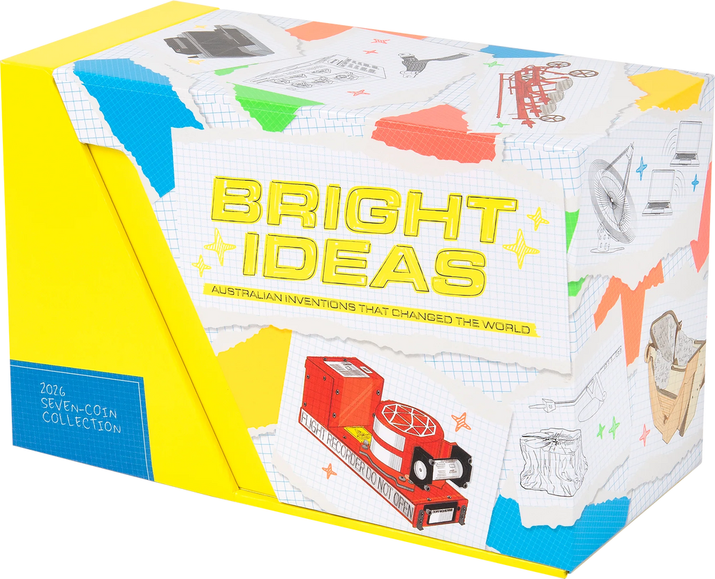 Better Together Pack- Bright Ideas 7 Coin Collection Set Plus Sealed Tube and Folder Plus 3 $2 Coins for Free