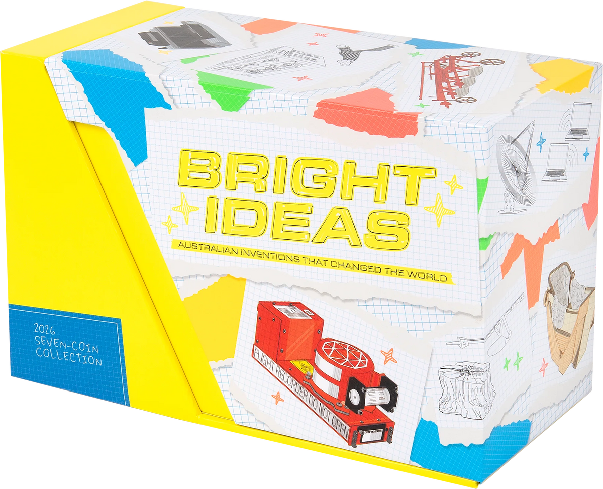 Better Together Pack- Bright Ideas 7 Coin Collection Set Plus Sealed Tube and Folder Plus 3 $2 Coins for Free
