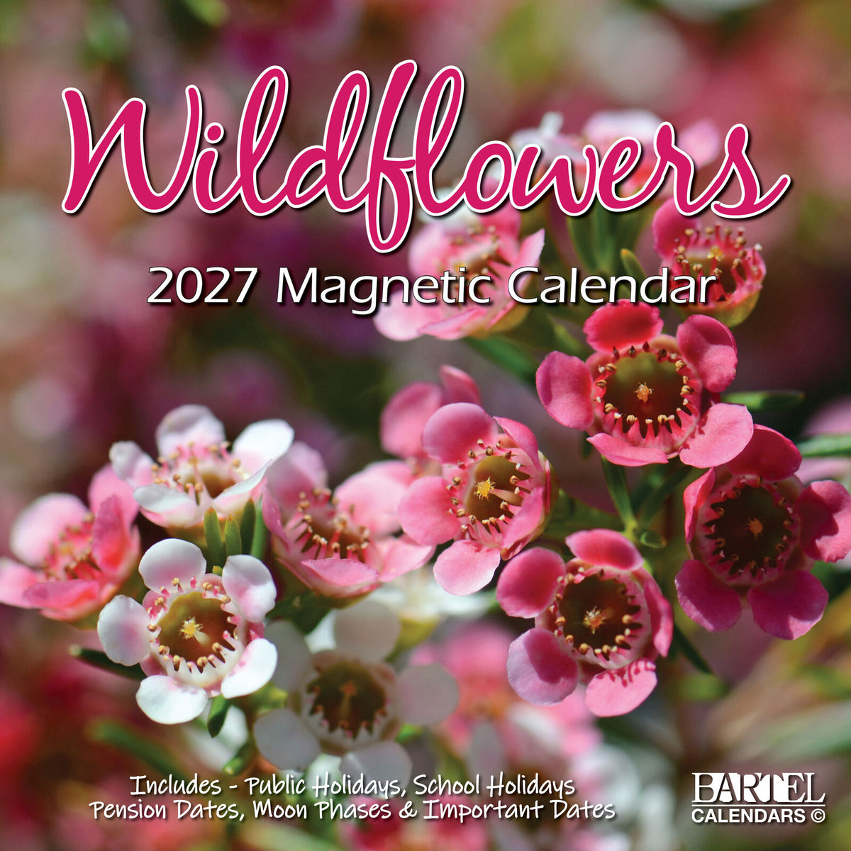 2027 Calendar Bartel Wildflowers Magnetic Wall, MC701