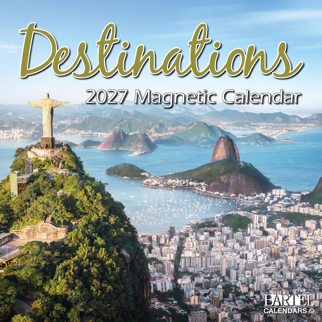 2027 Calendar Bartel Destinations Magnetic Wall, MC705