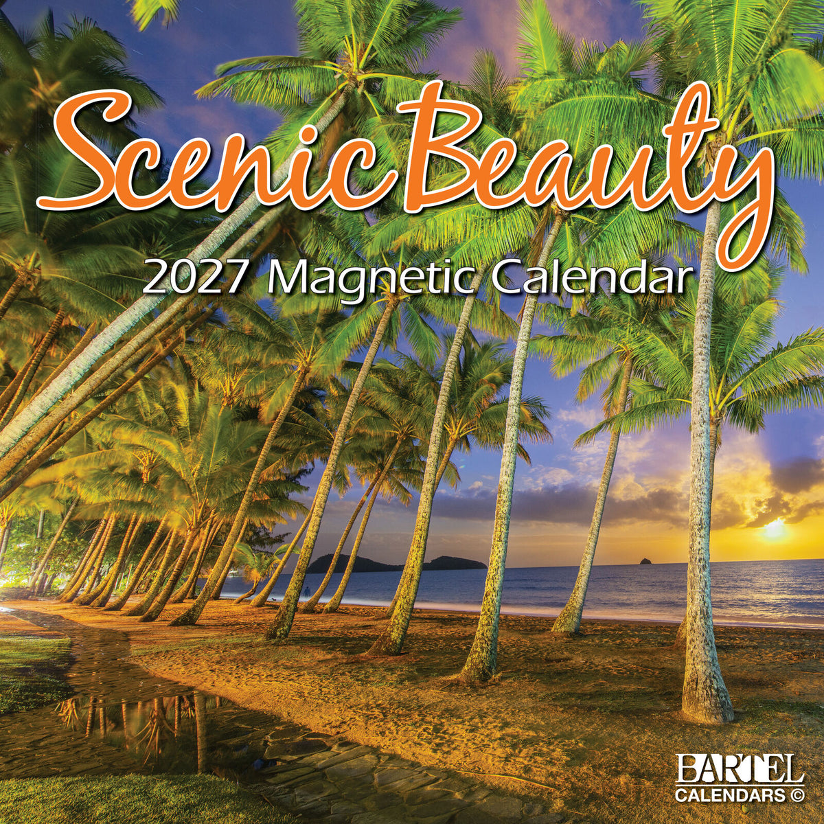 2027 Calendar Bartel Scenic Beauty Magnetic Wall, MC706